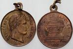 Frankreich Bronzemedaille Napoleon III. 1852-1870. -