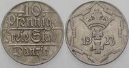 Danzig, Freie Stadt 10 Pfennig -