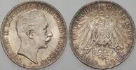Preußen 3 Mark Wilhelm II. 1888-1918. -