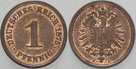 Kleinmünzen-Kaiserreich 1 Pfennig Kleiner Adler -
