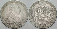 Hohenlohe-Neuenstein-Öhringen Taler 1785 Nürnberg Ludwig Friedrich Karl 1765-1805 Patina, sehr schön