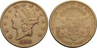 Vereinigte Staaten von Amerika 20 Dollar (DOUBLE EAGLE) 1890 S LIBERTY HEAD Kl. Kratzer, sehr schön