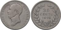 Niederlande-Königreich 25 Cent Willem II., 1840-1849. -