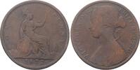 Gro&szlig;britannien 1 Penny 1872 Victoria 1837-1901. Sch&ouml;n - sehr sch&ouml;n 20,00 EUR  zzgl. 3,00 EUR Versand