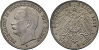 Baden 3 Mark 1914 G Friedrich II. 1907-1918. Vorz&uuml;glich + 48,00 EUR  zzgl. 5,00 EUR Versand