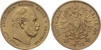 Preu&szlig;en 10 Mark 1873 A Wilhelm I. 1861-1888. Vorz&uuml;glich 575,00 EUR kostenloser Versand