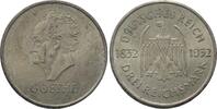 Gedenkm&uuml;nzen - Weimarer Republik 3 Reichsmark 1932 F Johann Wolfgang von... 80,00 EUR  zzgl. 5,00 EUR Versand