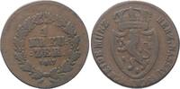 Nassau 1 Kreuzer 1817 Wilhelm 1816-1839. Fast sehr sch&ouml;n 8,00 EUR  zzgl. 3,00 EUR Versand