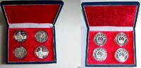 China Set von 4 x 5 Yuan 1984 TERRAKOTTA ARMEE Patina, Polierte Platte 250,00 EUR kostenloser Versand