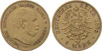 Preu&szlig;en 5 Mark 1878 A Wilhelm I. 1861-1888. Sehr sch&ouml;n 435,00 EUR kostenloser Versand