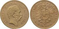 Sachsen 5 Mark Albert 1873-1902. -