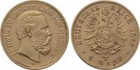 Hessen 5 Mark 1877 H Ludwig IV. 1877-1892. Randverpr&auml;gung, sonst sehr sc... 1150,00 EUR  zzgl. 10,00 EUR Versand