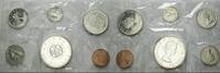 Kanada Kursm&uuml;nzensatz  (1+5+10+25+50 Cent + 1 Dollar) 1964 Elizabeth II.... 70,00 EUR  zzgl. 5,00 EUR Versand