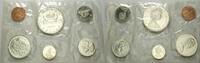 Kanada Kursm&uuml;nzensatz  (1+5+10+25+50 Cent + 1 Dollar) 1966 Elizabeth II.... 70,00 EUR  zzgl. 5,00 EUR Versand