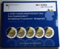 Deutschland 5 x 2 Euro MECKLENBURG-VORPOMMERN = KÖNIGSSTUHL -