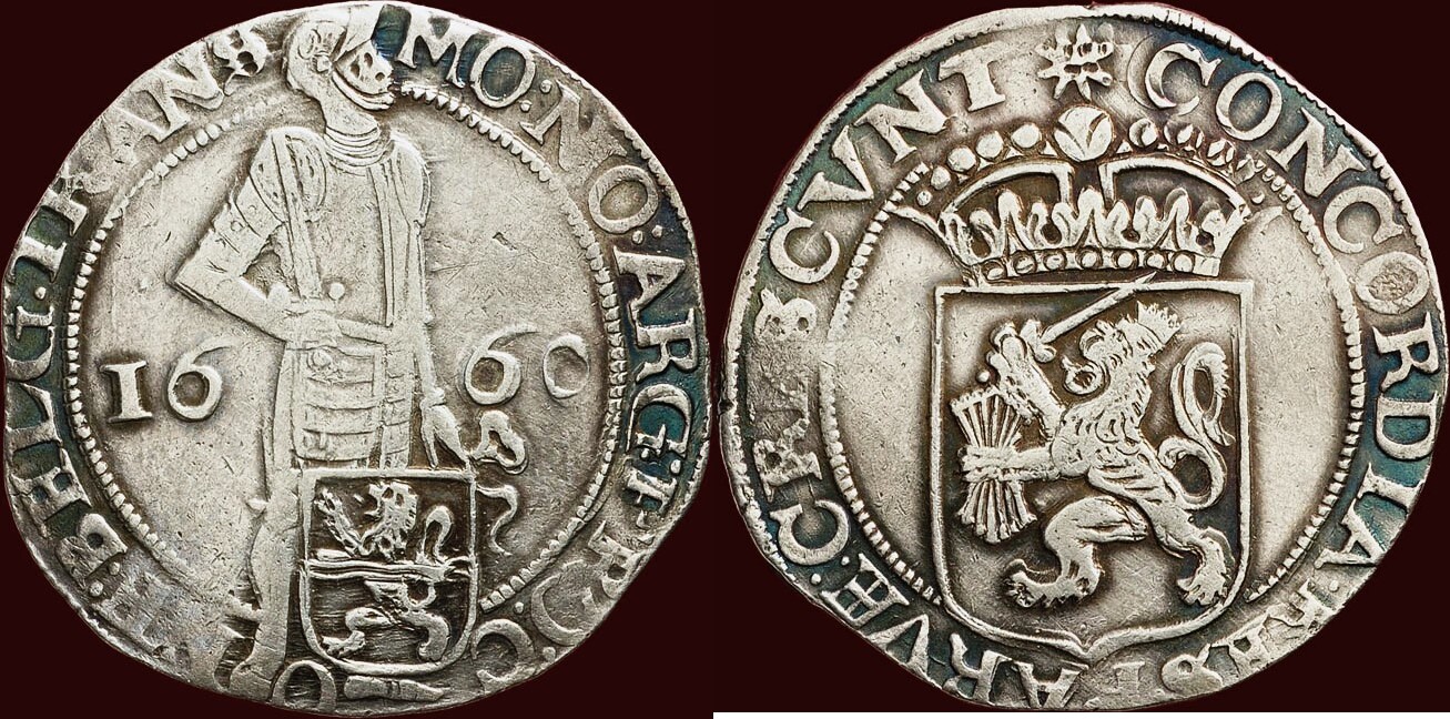 Zilveren Dukaat NOORDELIJKE NEDERLANDEN NETHERLANDS REPUBLIEK 1581 zilveren-dukaat-noordelijke-nederlanden-netherlands-republiek-1581
