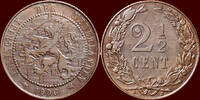 Koninkrijk der Nederlanden 2 ½ Cent NEDERLAND (NETHERLANDS, KINGDOM) - WILHELMINA, 1890-1948 - -