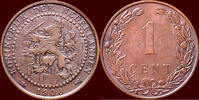 Koninkrijk der Nederlanden 1 Cent NEDERLAND (NETHERLANDS, KINGDOM) - WILHELMINA, 1890-1948 - -