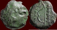 AE KINGDOM OF BOSPORUS - LEUKON II, CIRCA 250-220 BC - AE 22, circa 250-220 BC -