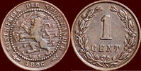 Koninkrijk der Nederlanden 1 Cent NEDERLAND (NETHERLANDS, KINGDOM) - WILHELMINA, 1890-1948 - -