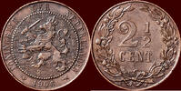 Koninkrijk der Nederlanden 2 ½ Cent NEDERLAND (NETHERLANDS, KINGDOM) - WILHELMINA, 1890-1948 - -