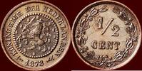 Koninkrijk der Nederlanden ½ Cent NEDERLAND (NETHERLANDS, KINGDOM) - WILLEM III,1849-1890 - -