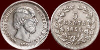 Koninkrijk der Nederlanden 5 Cents NEDERLAND (NETHERLANDS, KINGDOM) - WILLEM III,1849-1890 - -