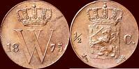 Koninkrijk der Nederlanden ½ Cent NEDERLAND (NETHERLANDS, KINGDOM) - WILLEM III, 1849-1890 - -