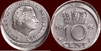 Koninkrijk der Nederlanden 10 Cents NEDERLAND (NETHERLANDS, KINGDOM) - JULIANA, 1948-1980 - -
