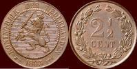 Koninkrijk der Nederlanden 2 ½ Cent NEDERLAND (NETHERLANDS, KINGDOM) - WILLEM III, 1849-1890 - -