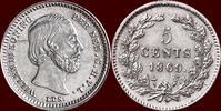 Koninkrijk der Nederlanden 5 Cents NEDERLAND (NETHERLANDS, KINGDOM) - WILLEM III, 1849-1890 - -