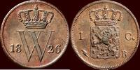 Koninkrijk der Nederlanden 1 Cent NEDERLAND (NETHERLANDS, KINGDOM) - WILLEM I, 1815-1840 - 1826, Brussel -