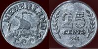Koninkrijk der Nederlanden 25 Cents NEDERLAND (NETHERLANDS, KINGDOM) - DUITSE BEZETTING (GERMAN OCCUPATION), 1940-1945 - -