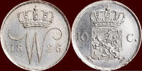 Koninkrijk der Nederlanden 10 Cents NEDERLAND (NETHERLANDS, KINGDOM) - WILLEM I, 1815-1840 - 1826, Utrecht -