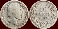 Koninkrijk der Nederlanden 10 Cents NEDERLAND (NETHERLANDS, KINGDOM) - WILLEM III, 1849-1890 - -