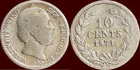 Koninkrijk der Nederlanden 10 Cents NEDERLAND (NETHERLANDS, KINGDOM) - WILLEM III, 1849-1890 - -