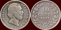 Koninkrijk der Nederlanden 10 Cents NEDERLAND (NETHERLANDS, KINGDOM) - WILLEM III, 1849-1890 - -