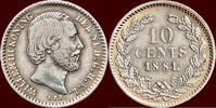 Koninkrijk der Nederlanden 10 Cents NEDERLAND (NETHERLANDS, KINGDOM) - WILLEM III, 1849-1890 - -