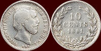 Koninkrijk der Nederlanden 10 Cents NEDERLAND (NETHERLANDS, KINGDOM) - WILLEM III, 1849-1890 - -
