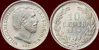 Koninkrijk der Nederlanden 10 Cents NEDERLAND (NETHERLANDS, KINGDOM) - WILLEM III, 1849-1890 - -