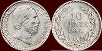 Koninkrijk der Nederlanden 10 Cents NEDERLAND (NETHERLANDS, KINGDOM) - WILLEM III, 1849-1890 - -