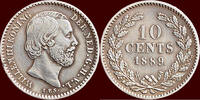 Koninkrijk der Nederlanden 10 Cents NEDERLAND (NETHERLANDS, KINGDOM) - WILLEM III, 1849-1890 - -
