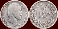 Koninkrijk der Nederlanden 10 Cents NEDERLAND (NETHERLANDS, KINGDOM) - WILLEM III, 1849-1890 - -