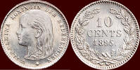 Koninkrijk der Nederlanden 10 Cents NEDERLAND (NETHERLANDS, KINGDOM) - WILHELMINA, 1890-1948 - -