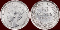 Koninkrijk der Nederlanden 10 Cents NEDERLAND (NETHERLANDS, KINGDOM) - WILHELMINA, 1890-1948 - -