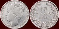 Koninkrijk der Nederlanden 10 Cents NEDERLAND (NETHERLANDS, KINGDOM) - WILHELMINA, 1890-1948 - -