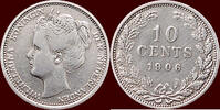 Koninkrijk der Nederlanden 10 Cents NEDERLAND (NETHERLANDS, KINGDOM) - WILHELMINA, 1890-1948 - -