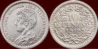 Koninkrijk der Nederlanden 10 Cents NEDERLAND (NETHERLANDS, KINGDOM) - WILHELMINA, 1890-1948 - -