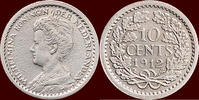 Koninkrijk der Nederlanden 10 Cents NEDERLAND (NETHERLANDS, KINGDOM) - WILHELMINA, 1890-1948 - -