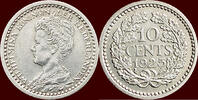 Koninkrijk der Nederlanden 10 Cents NEDERLAND (NETHERLANDS, KINGDOM) - WILHELMINA, 1890-1948 - -